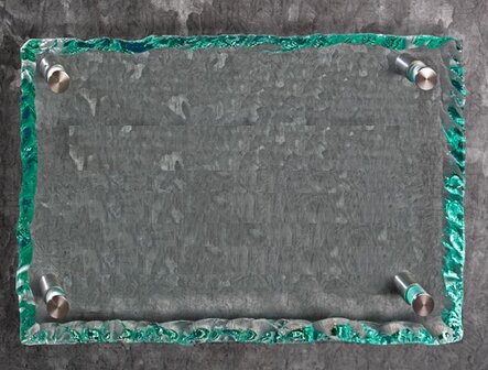 Glazen gedenkbord C6