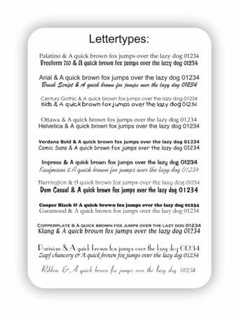 Lettertypes