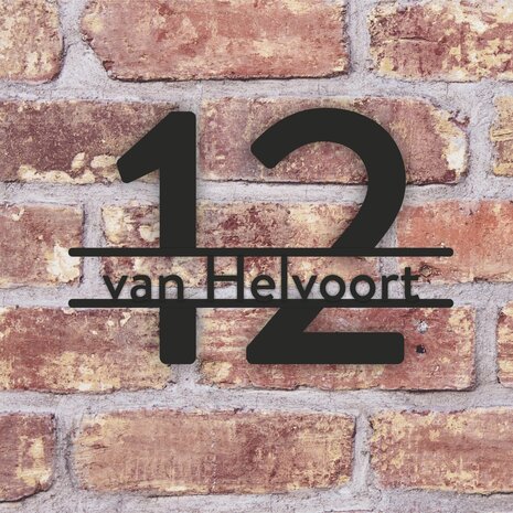 Handgeschreven naambord B43