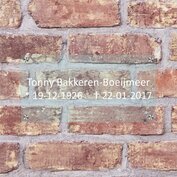 Glazen gedenkbord C2