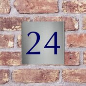 RVS huisnummerbord V84